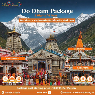 Do Dham From Haridwat (5 Night / 6 Days ) Kedarnath And Badrinath